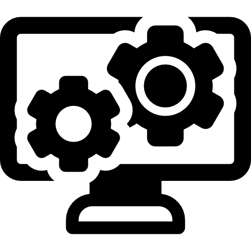 configuracion de computadora  icono