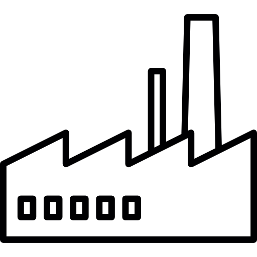 Industrial plant  icon
