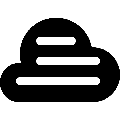 nuvola di dati  icona