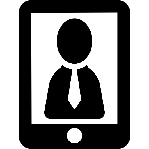 tablet użytkownika  ikona
