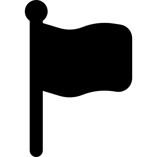 biegun macha ciemną flagą  ikona