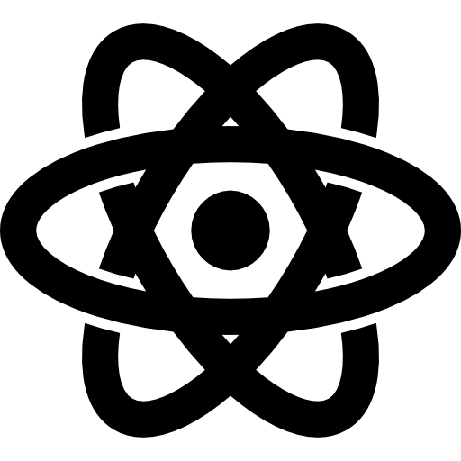 logotipo de átomo  icono