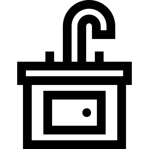 싱크대 Basic Straight Lineal icon