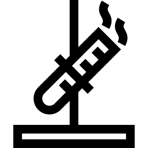 reageerbuis Basic Straight Lineal icoon