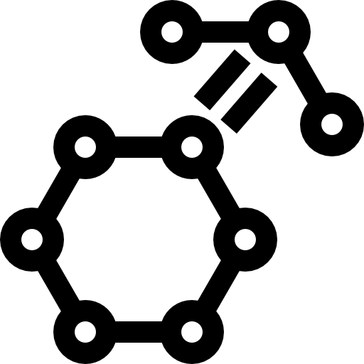 molécula Basic Straight Lineal Ícone