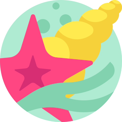 estrella de mar Detailed Flat Circular Flat icono