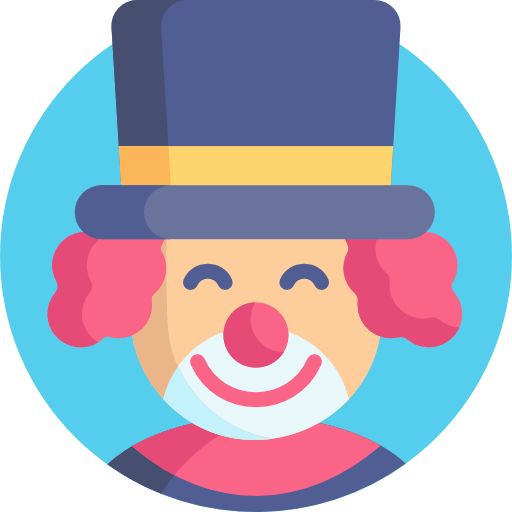 Clown Detailed Flat Circular Flat icon
