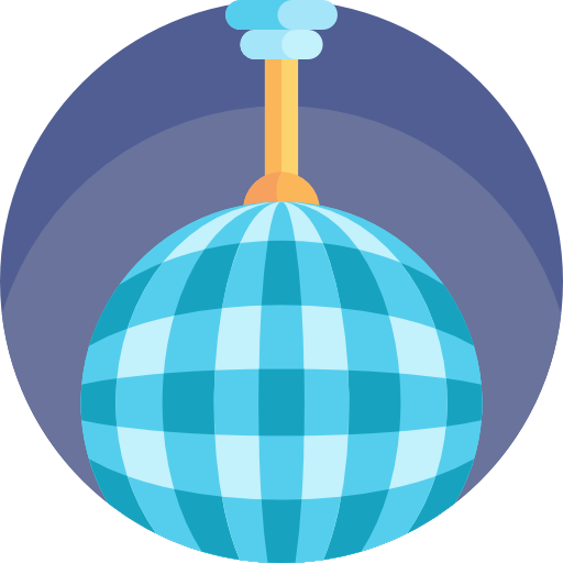 disco ball Detailed Flat Circular Flat icon