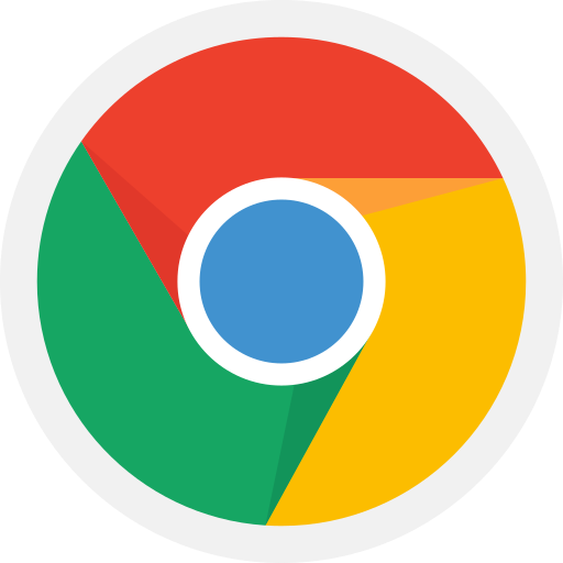 Chrome Detailed Flat Circular Flat icon