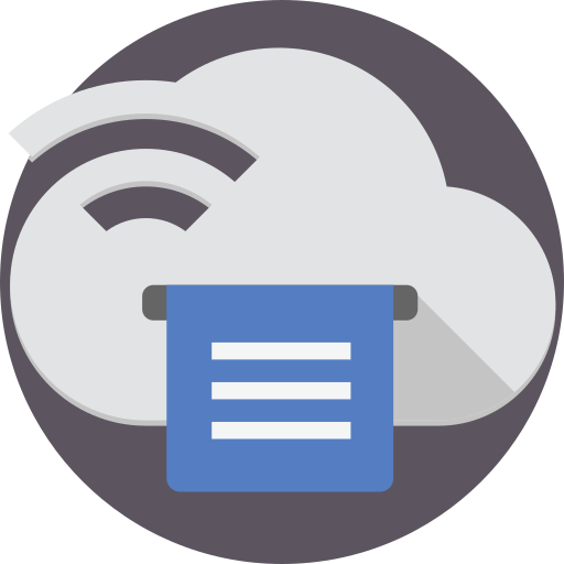 google cloudprint Detailed Flat Circular Flat icoon