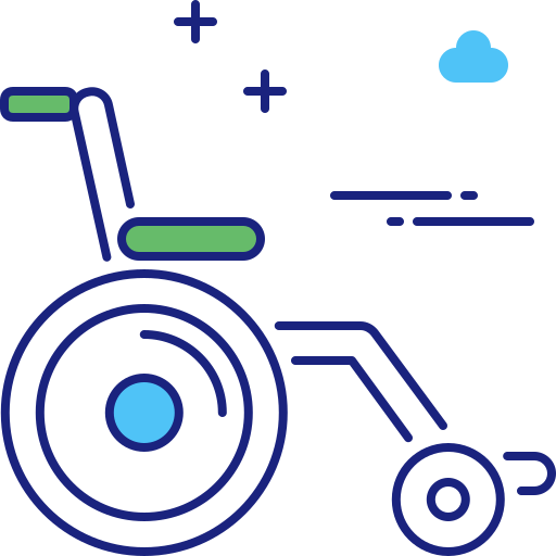 Wheelchair Flaticons.com Flat icon