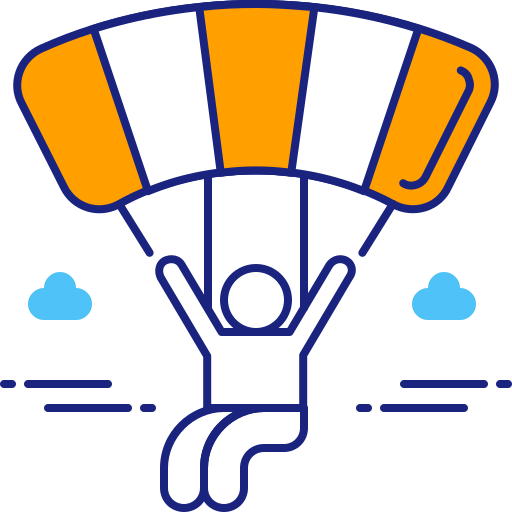 Parachute Flaticons.com Flat icon