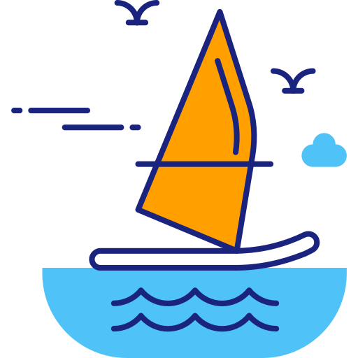 windsurf Flaticons.com Flat icono