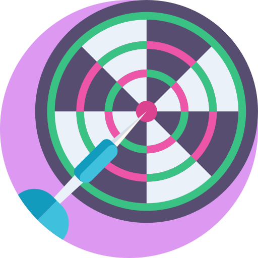 darts Detailed Flat Circular Flat icoon