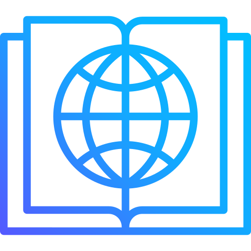 wereldwijd onderwijs Generic Gradient icoon