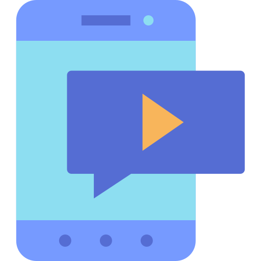 Video message Generic Flat icon