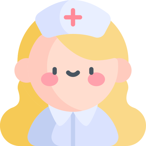 Nurse Kawaii Flat icon