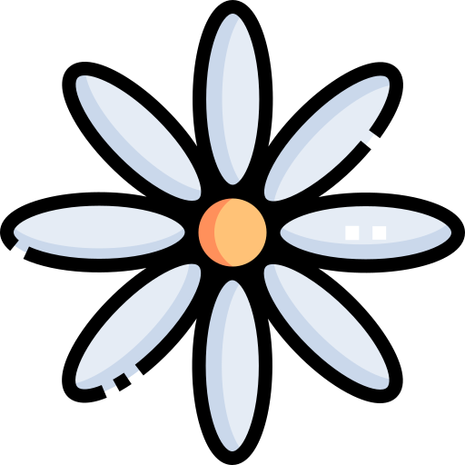 Daisy Detailed Straight Lineal color icon