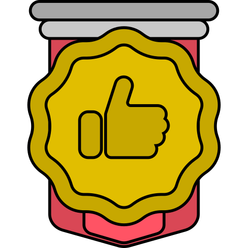 Thumbs up Generic Thin Outline Color icon