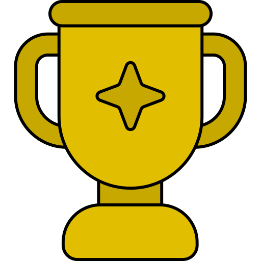 Trophy Generic Thin Outline Color icon