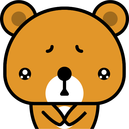 Bear Generic Outline Color icon