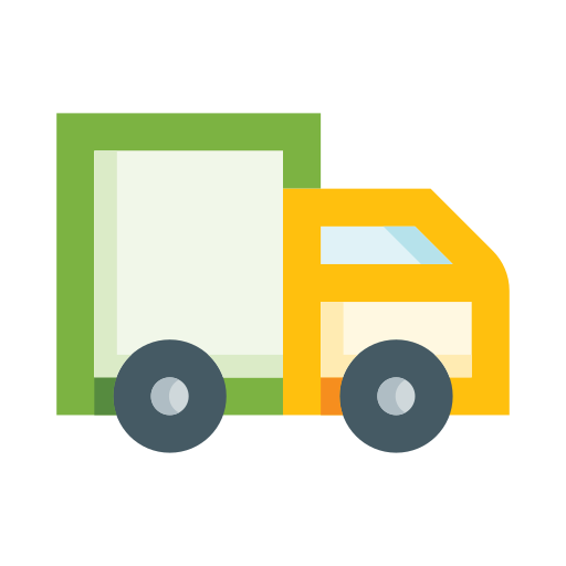 ciężarówka dostawcza edt.im Lineal color ikona
