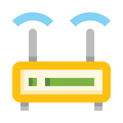 router wifi edt.im Lineal color icona