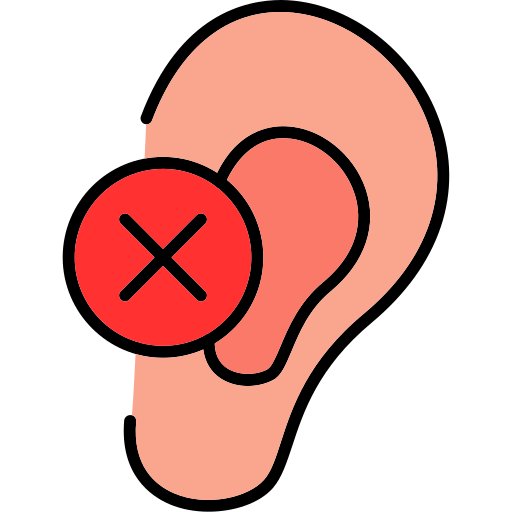 sordo Generic Outline Color icono