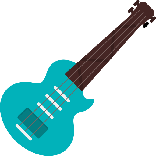 エレキギター Generic Flat icon