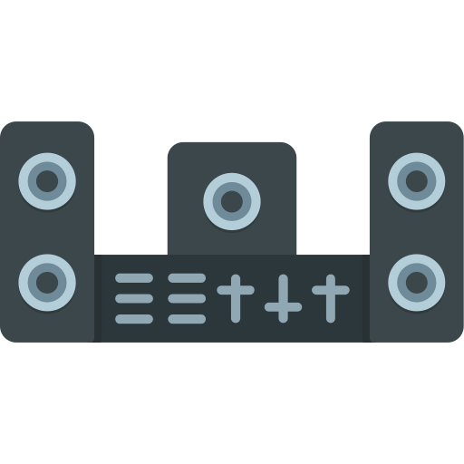 Музыкальная система Generic Flat иконка