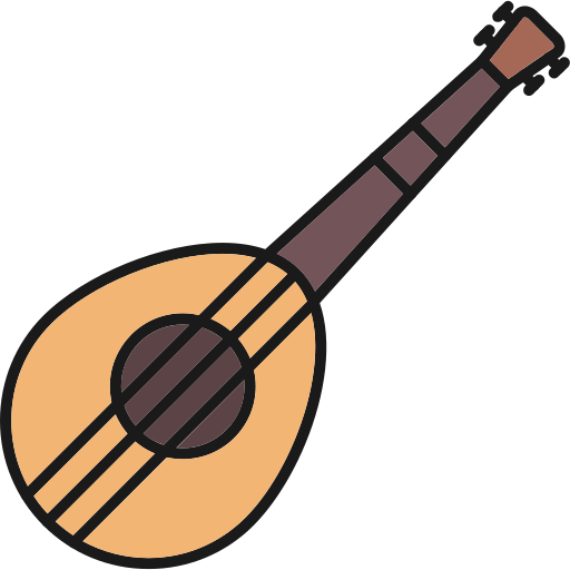 mandolina Generic Outline Color icono
