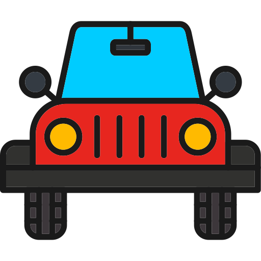jeep Generic Outline Color Icône