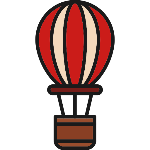 balão de ar quente Generic Outline Color Ícone