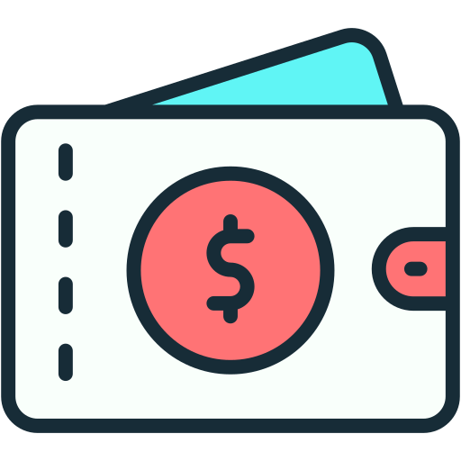 Wallet Generic Outline Color icon