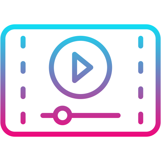 ビデオチュートリアル Generic Gradient icon