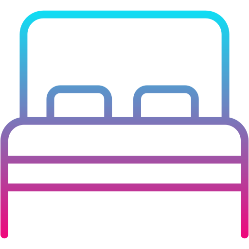 łóżko Generic Gradient ikona