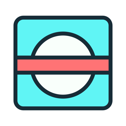 metropolitana Generic Outline Color icona