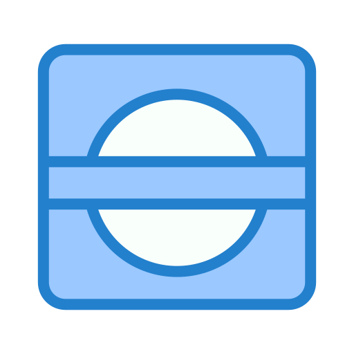 지하철 Generic Blue icon