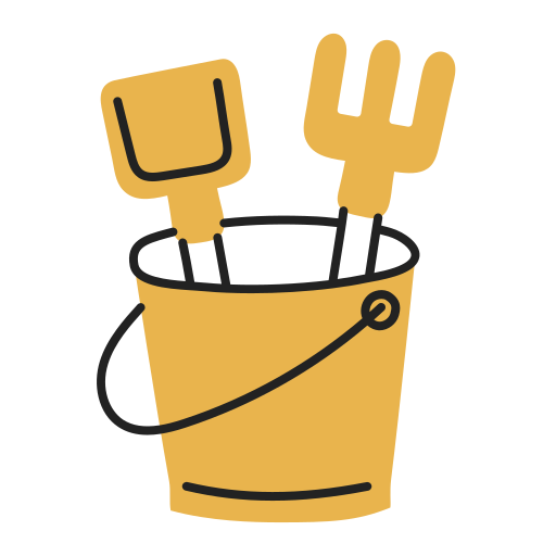 Sand bucket Generic Mixed icon