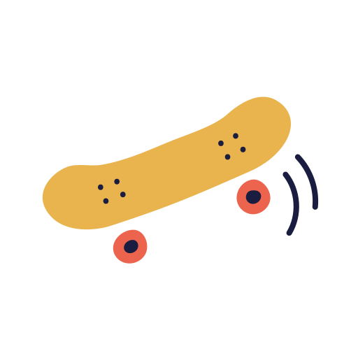 Skateboard Generic Flat icon