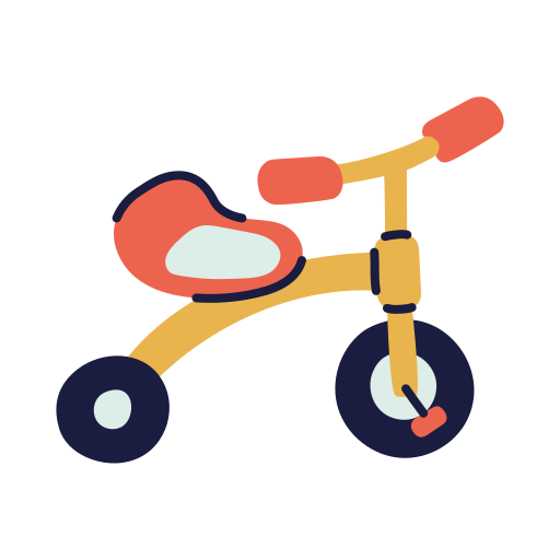 трехколесный велосипед Generic Flat иконка