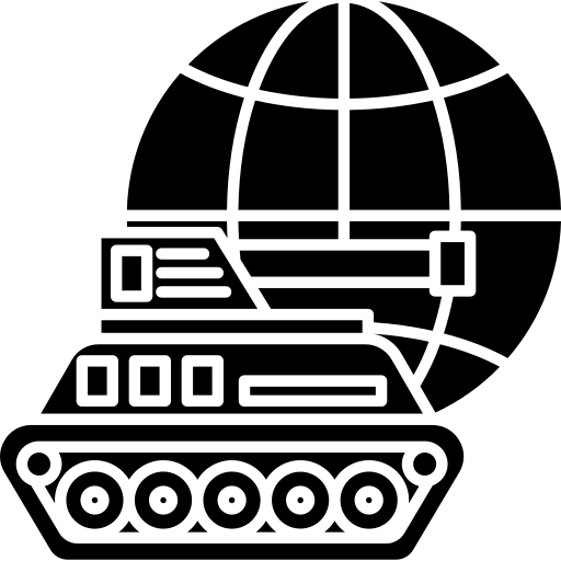 oorlog Generic Glyph icoon