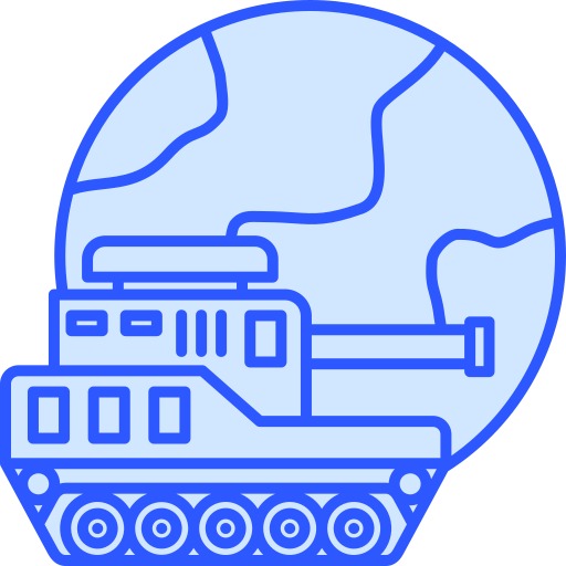 戦争 Generic Blue icon