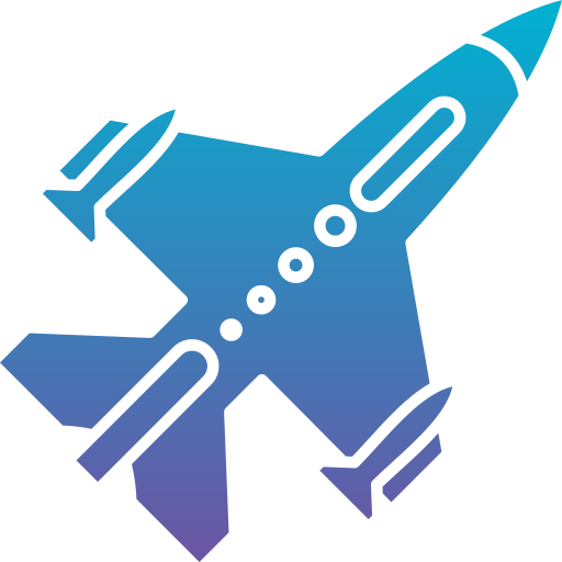 Jet Generic Flat Gradient icon