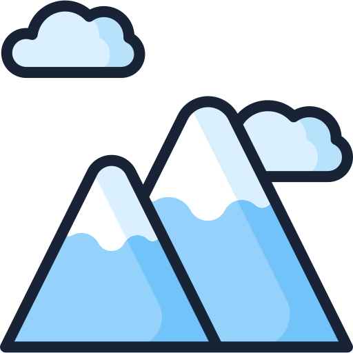 Mountain Generic Outline Color icon