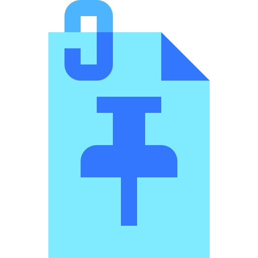 Pushpin Basic Sheer Flat icon