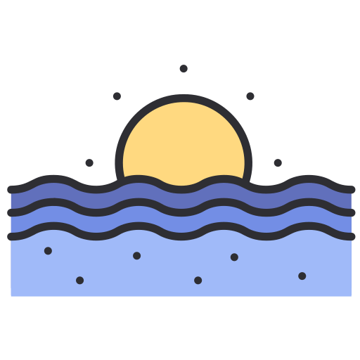 sonnenaufgang Generic Outline Color icon