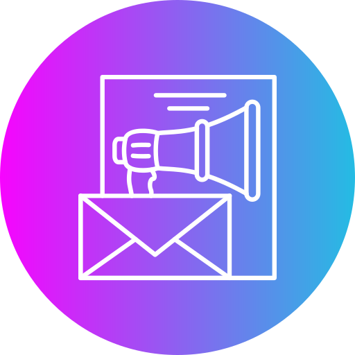 marketing e-mailowy Generic Flat Gradient ikona