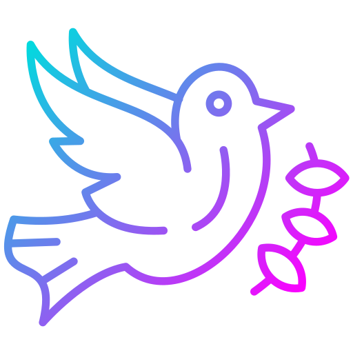 duif Generic Gradient icoon