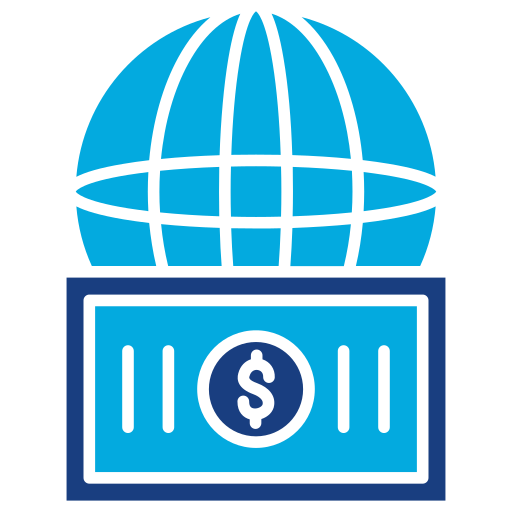 monnaie Generic Blue Icône